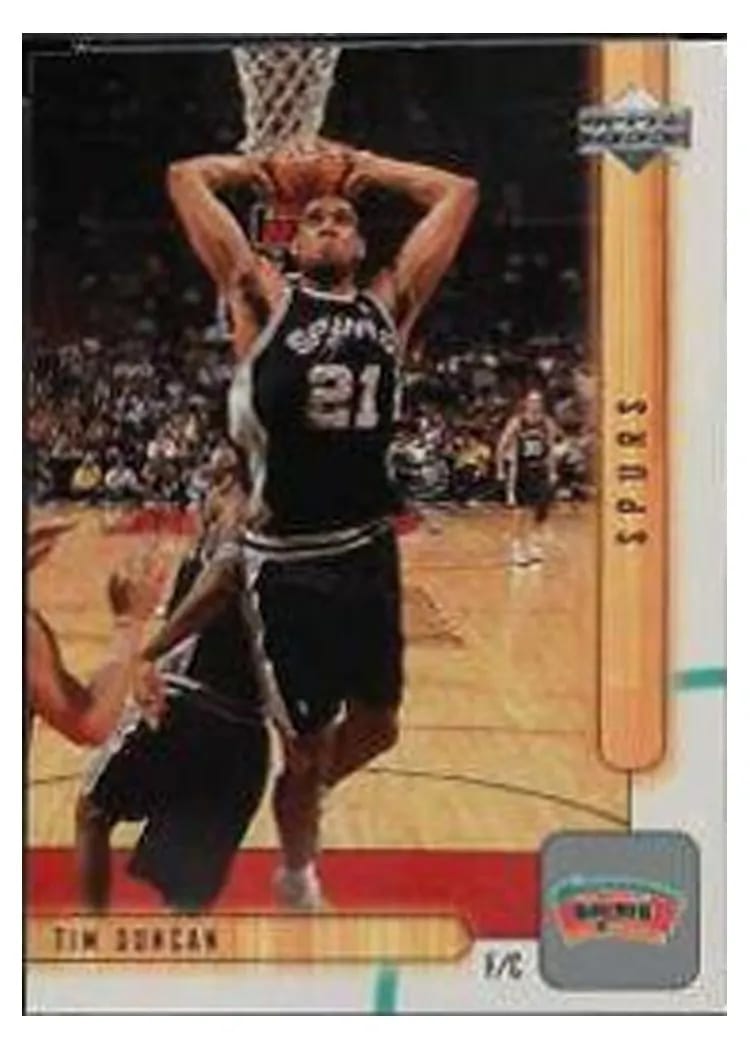 2001 Upper Deck Tim Duncan #149 card