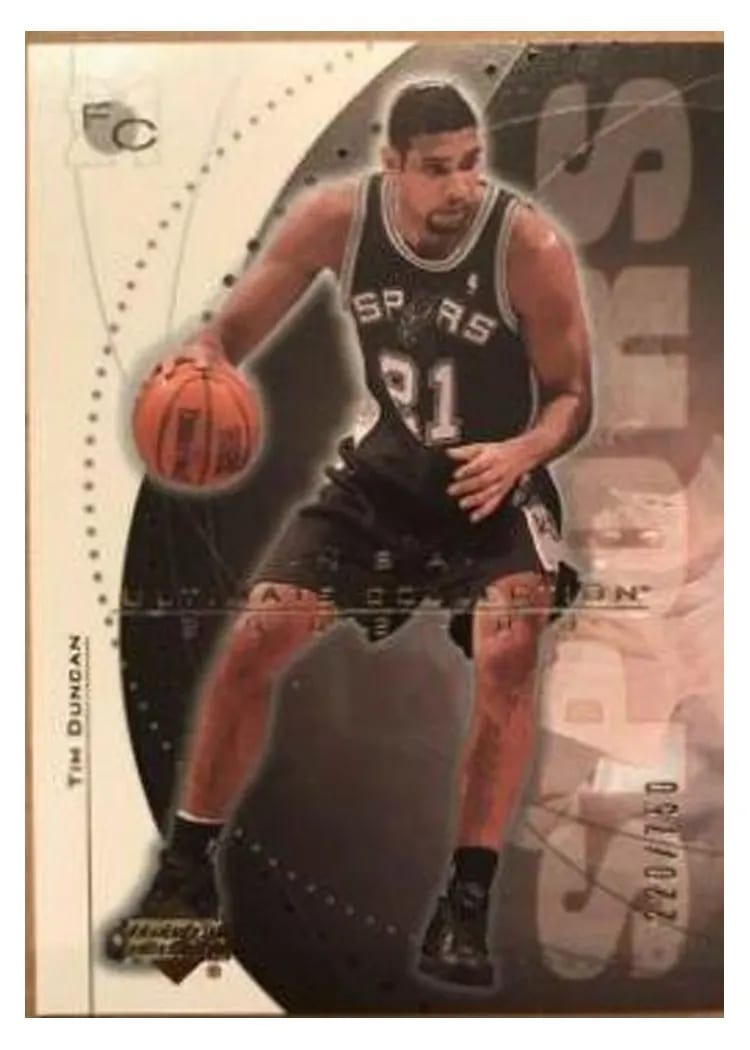 2002 Ultimate Collection Tim Duncan #57 card