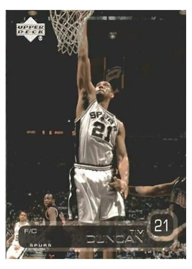 2002 Upper Deck Tim Duncan #149 card