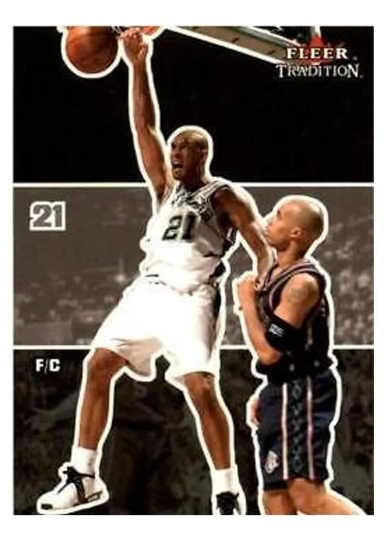 2003 Fleer Tim Duncan #162 card