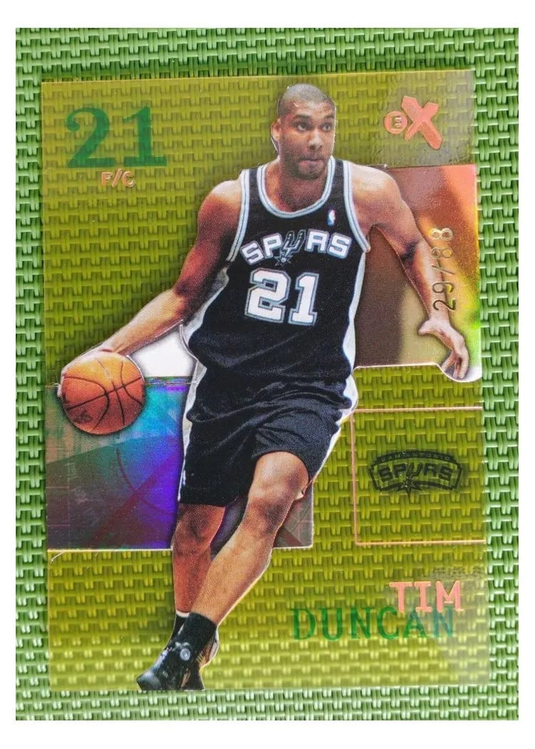 2003 Fleer E-X Tim Duncan #15 card