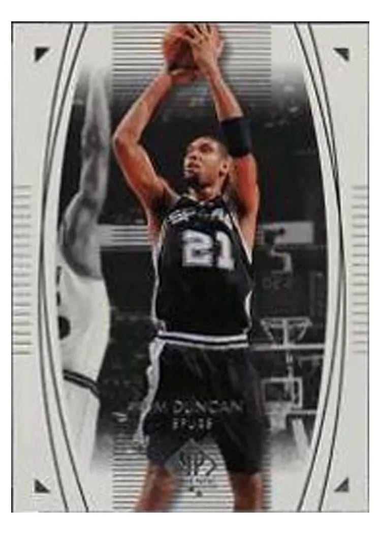 2003 SP Authentic Tim Duncan #77 card