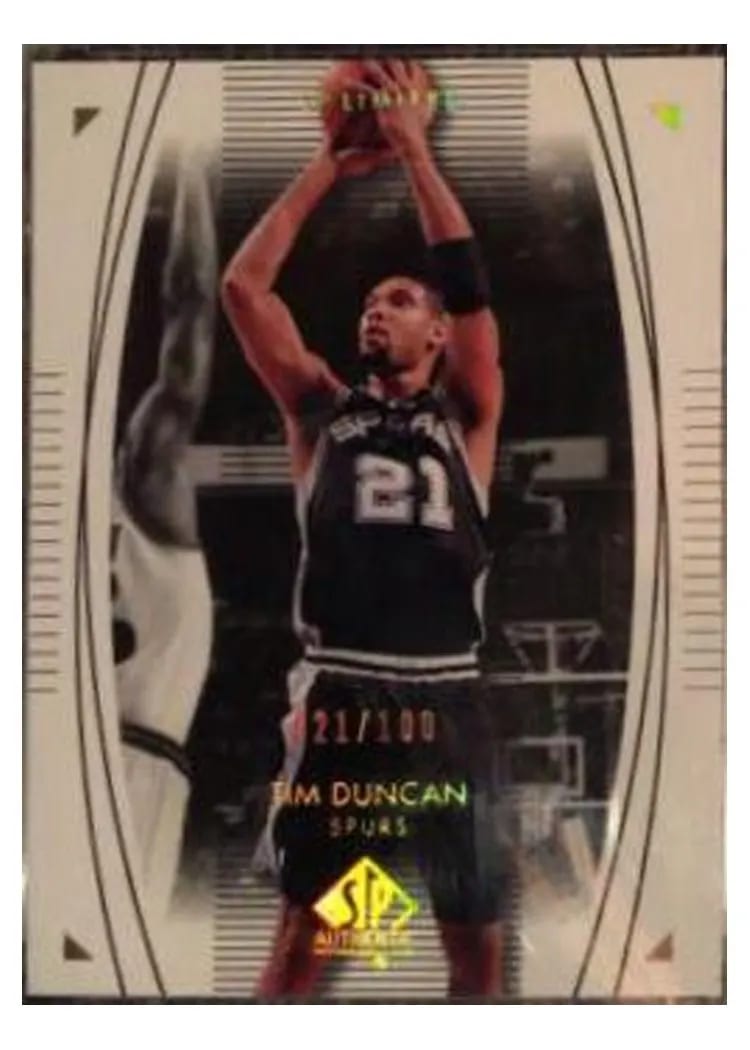 2003 SP Authentic Tim Duncan Limited #77