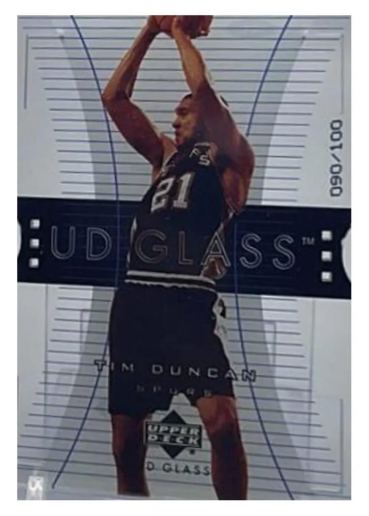 2003 Upper Deck Glass tim duncan UD GLASS #51 card