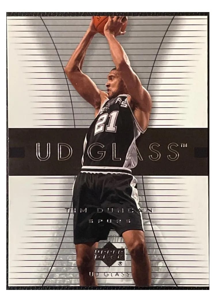 2003 Upper Deck Glass Tim Duncan #51 card