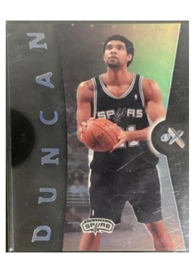 2006 Fleer E-X Tim Duncan #35 card