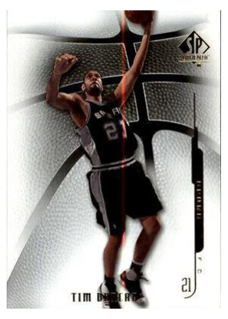 2008 SP Authentic Tim Duncan #82 card