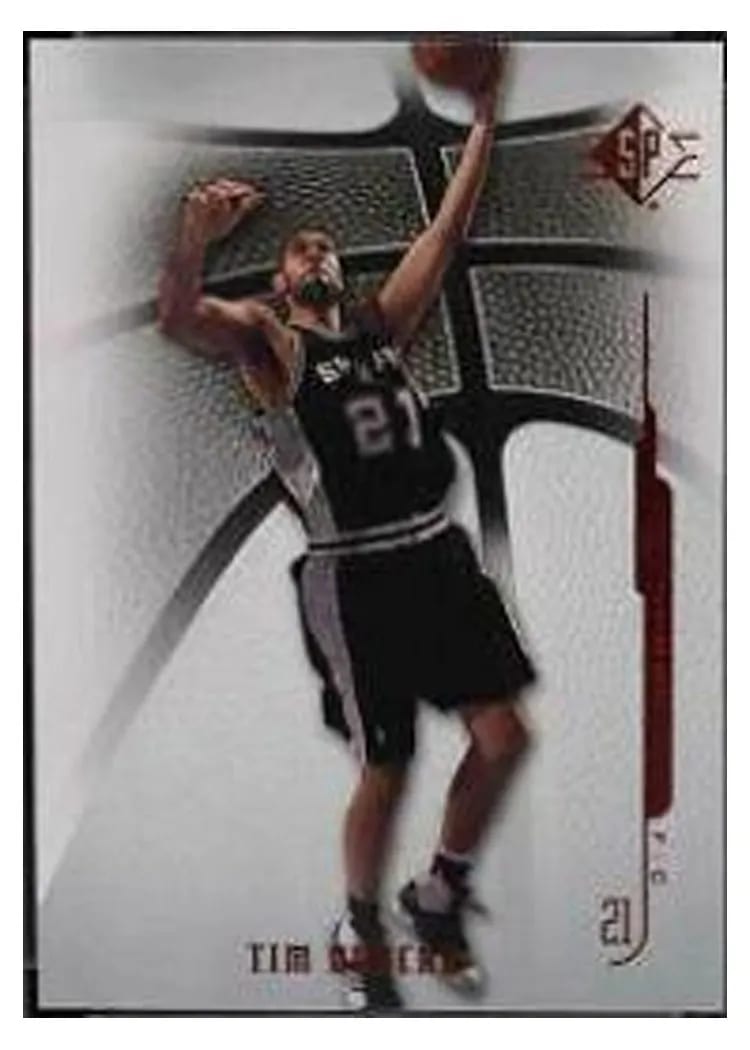 2008 SP Authentic Tim Duncan Retail #82 card