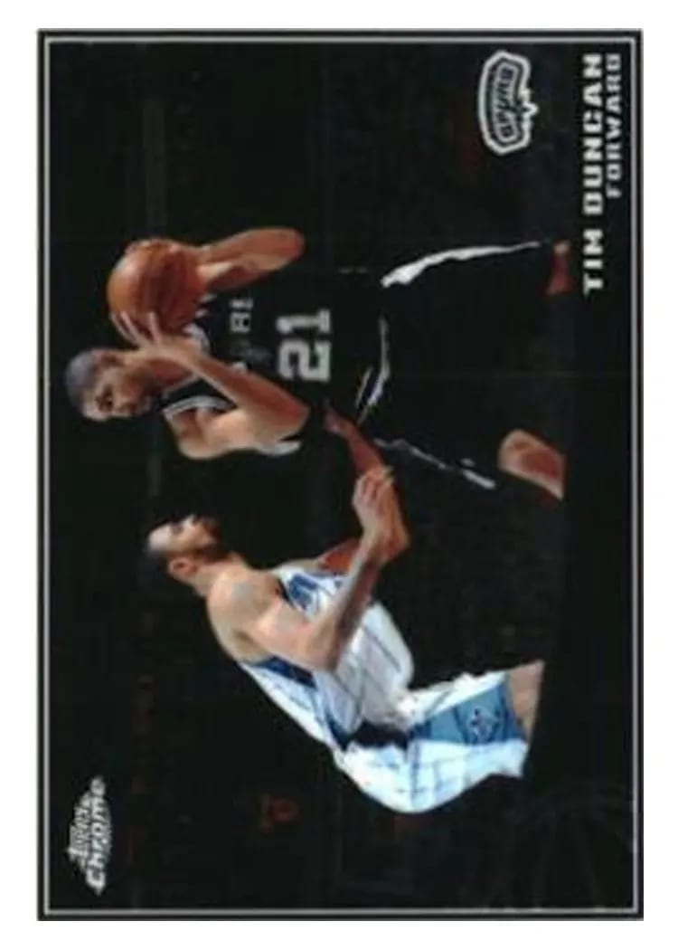 2009 Topps Chrome Tim Duncan #86 card