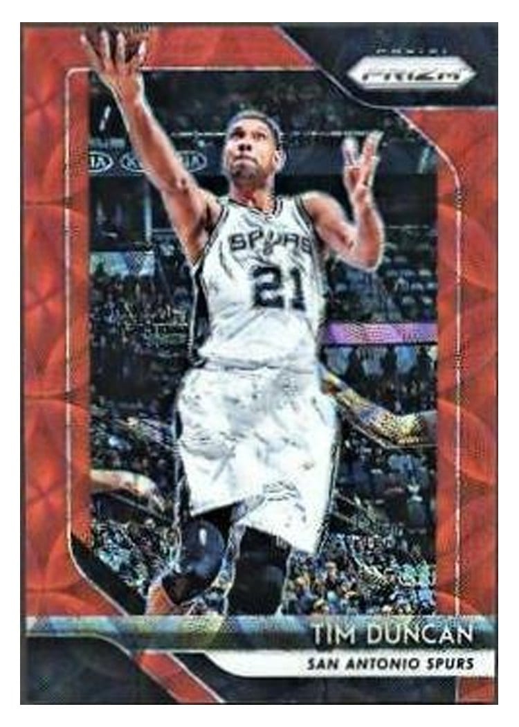 2018-19 Panini Prizm Base Set Tim Duncan #225 card
