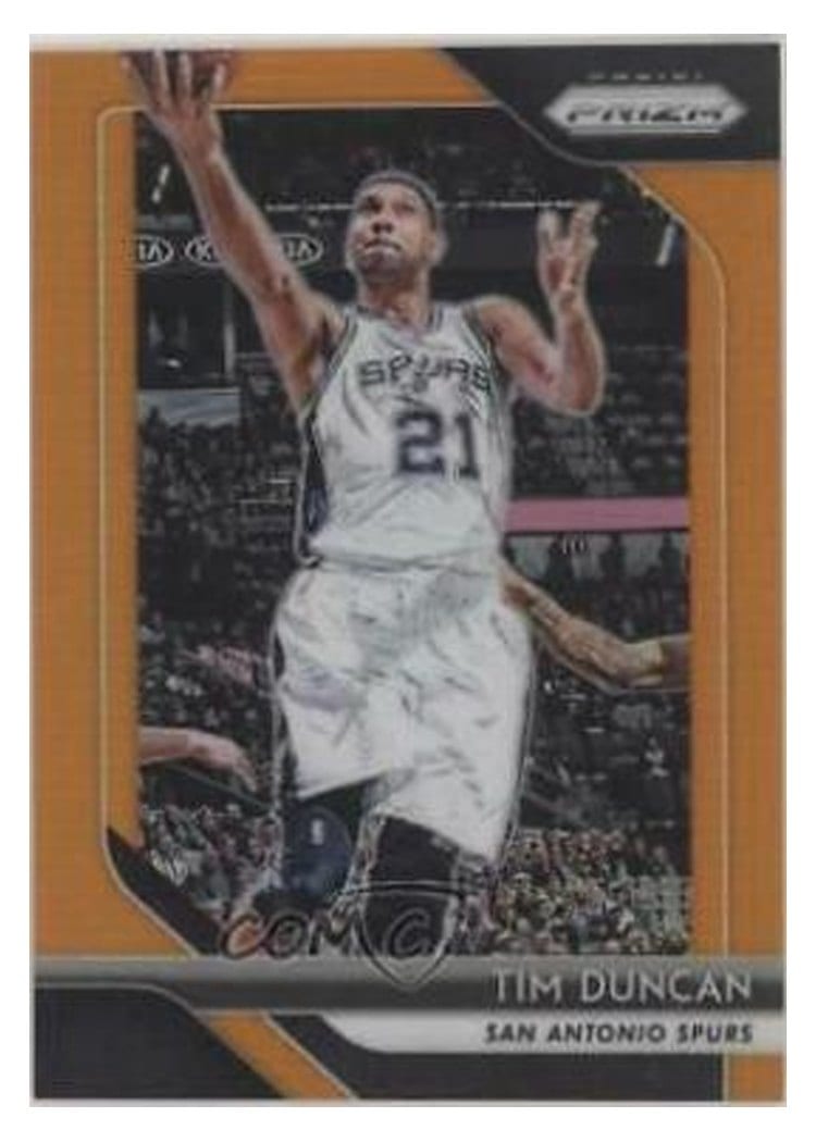 2018-19 Panini Prizm Base Set Tim Duncan #225 card