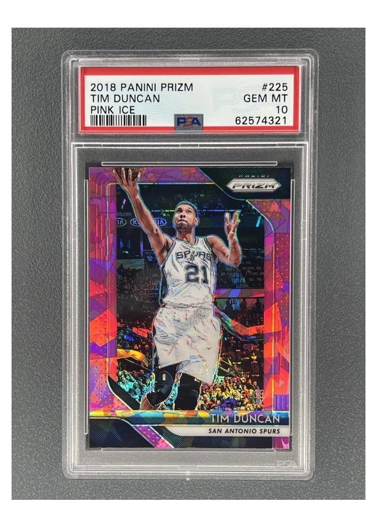 2018-19 Panini Prizm Base Set Tim Duncan #225 card