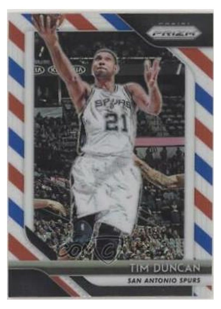 2018-19 Panini Prizm Base Set Tim Duncan #225 card