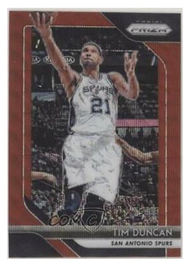 2018-19 Panini Prizm Base Set Tim Duncan #225 card