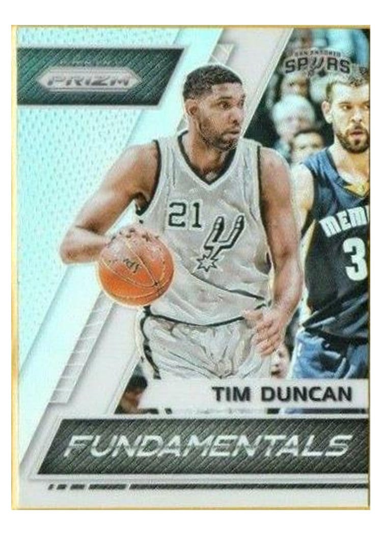 2018-19 Panini Prizm Base Set Tim Duncan #225 card