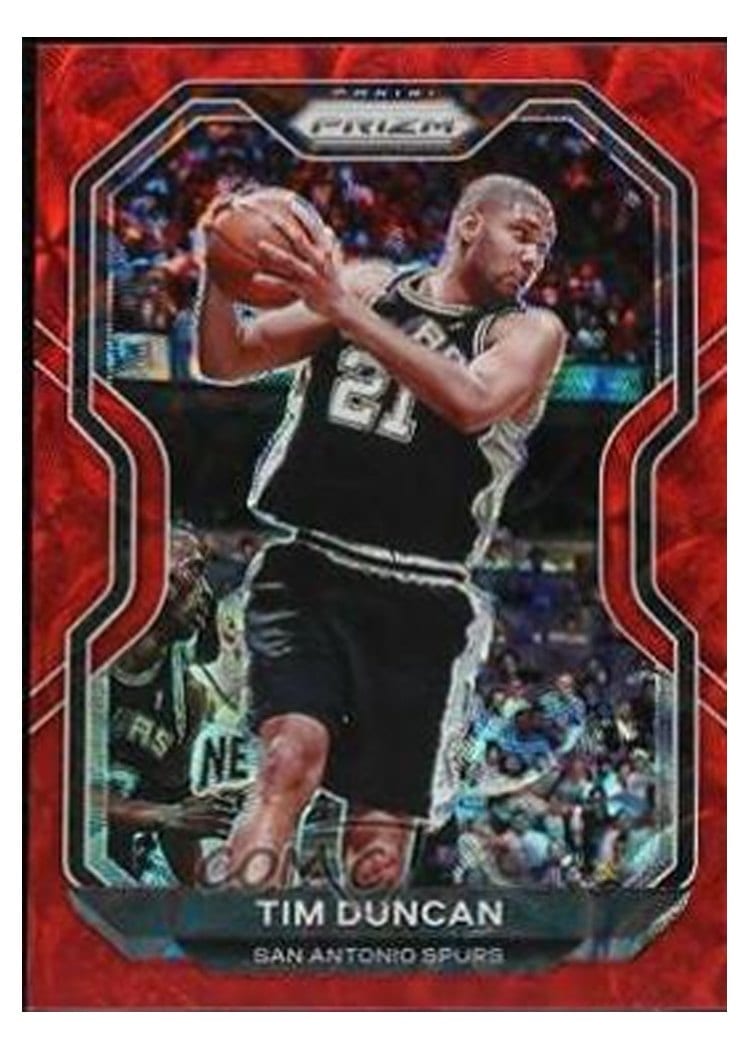 2020-21 Panini Prizm Base Set Tim Duncan #30 card