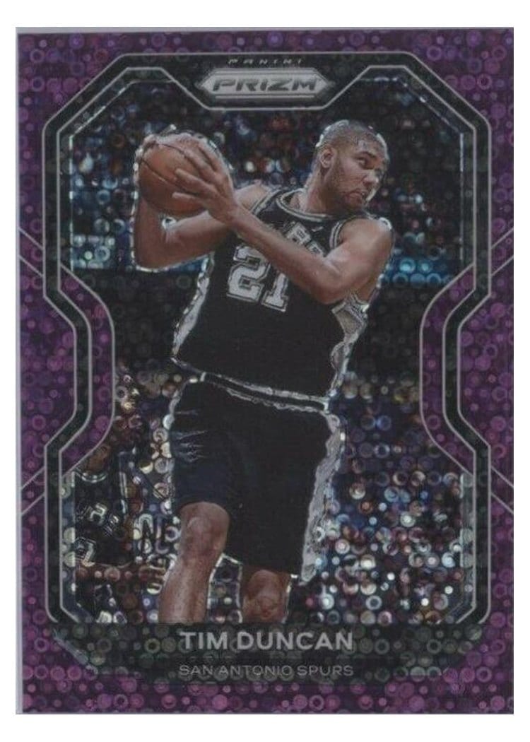 2020-21 Panini Prizm Base Set Tim Duncan #30 card