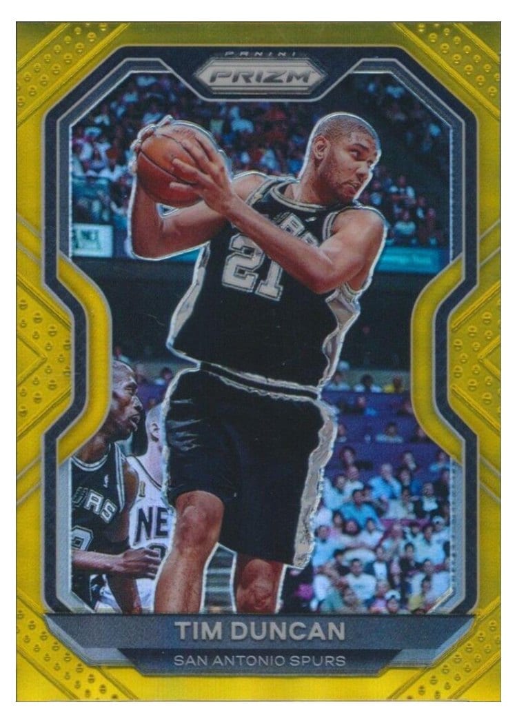 2020-21 Panini Prizm Base Set Tim Duncan #30 card