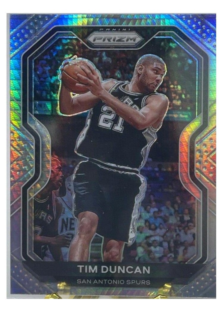 2020-21 Panini Prizm Base Set Tim Duncan #30 card