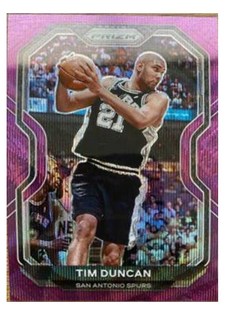 2020-21 Panini Prizm Base Set Tim Duncan #30 card