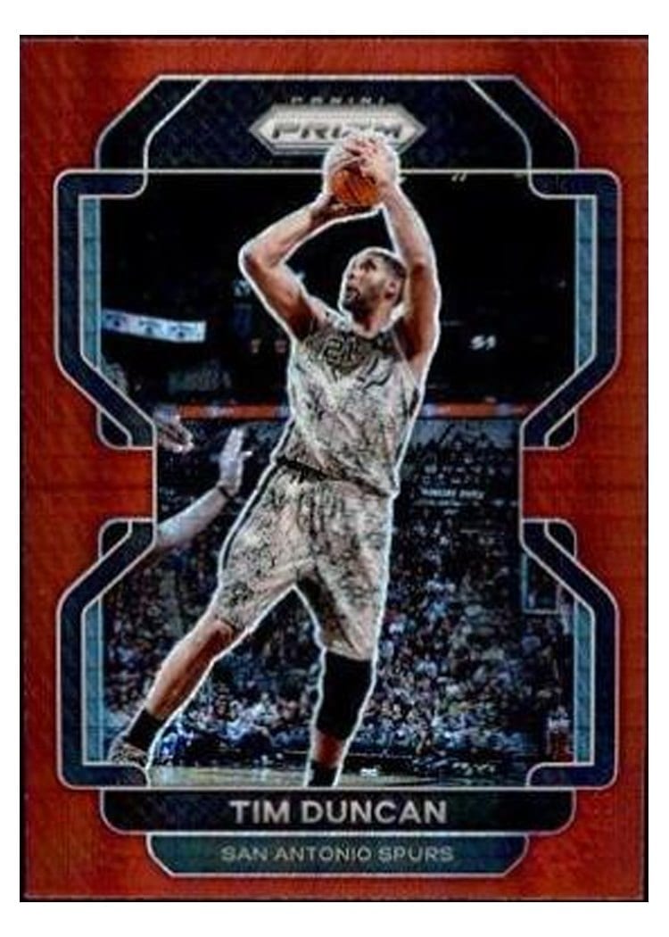2021-22 Panini Prizm Base Set Tim Duncan #268 card