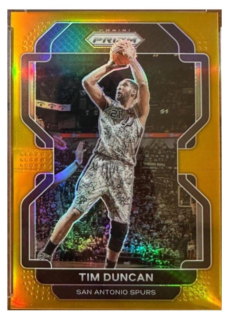 2021-22 Panini Prizm Base Set Tim Duncan #268 card