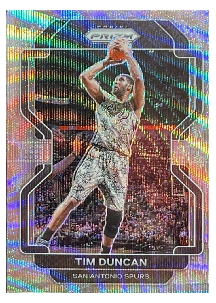2021-22 Panini Prizm Base Set Tim Duncan #268 card