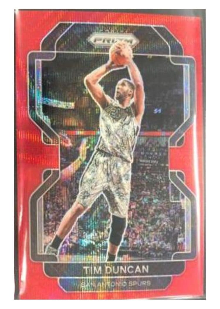 2021-22 Panini Prizm Base Set Tim Duncan #268 card
