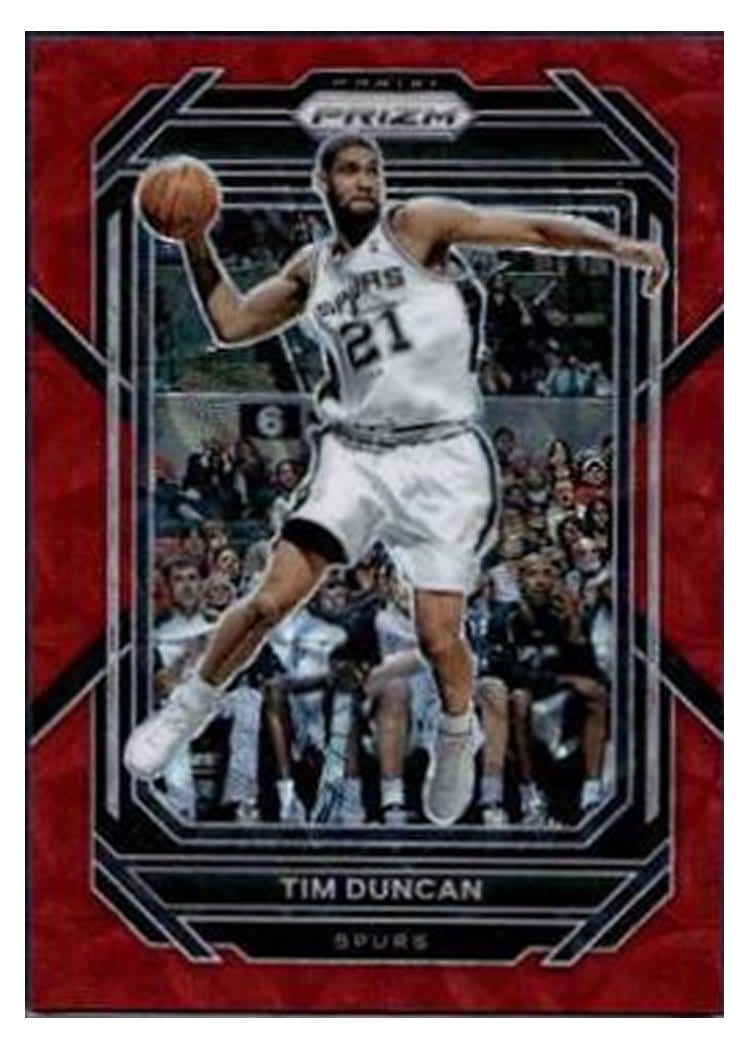 2022-23 Panini Prizm Base Set Tim Duncan #293 card
