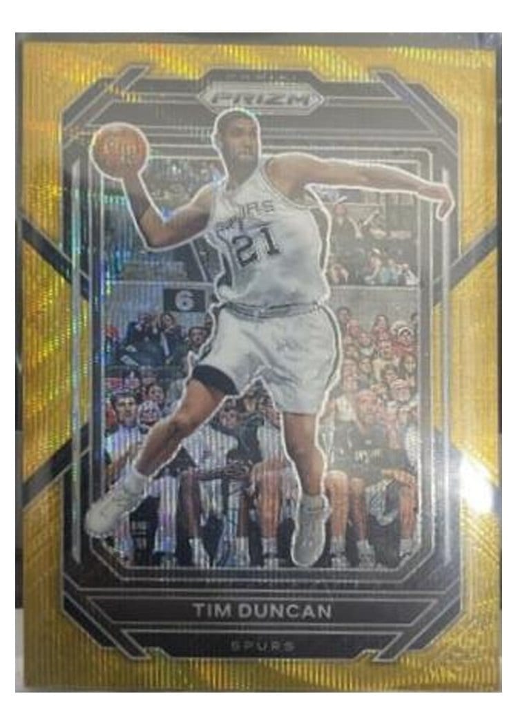 2022-23 Panini Prizm Base Set Tim Duncan #293 card