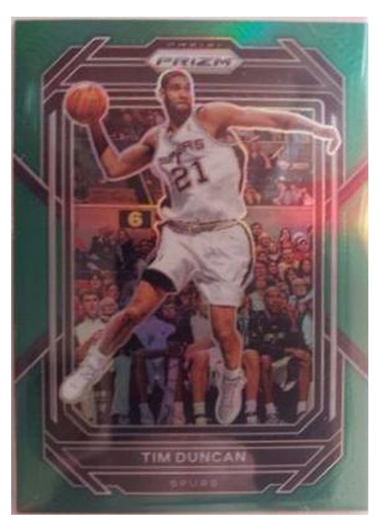 2022-23 Panini Prizm Base Set Tim Duncan #293 card