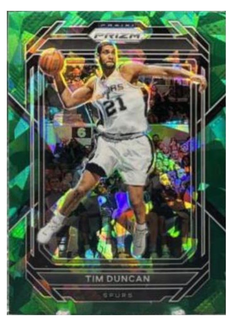 2022-23 Panini Prizm Base Set Tim Duncan #293 card