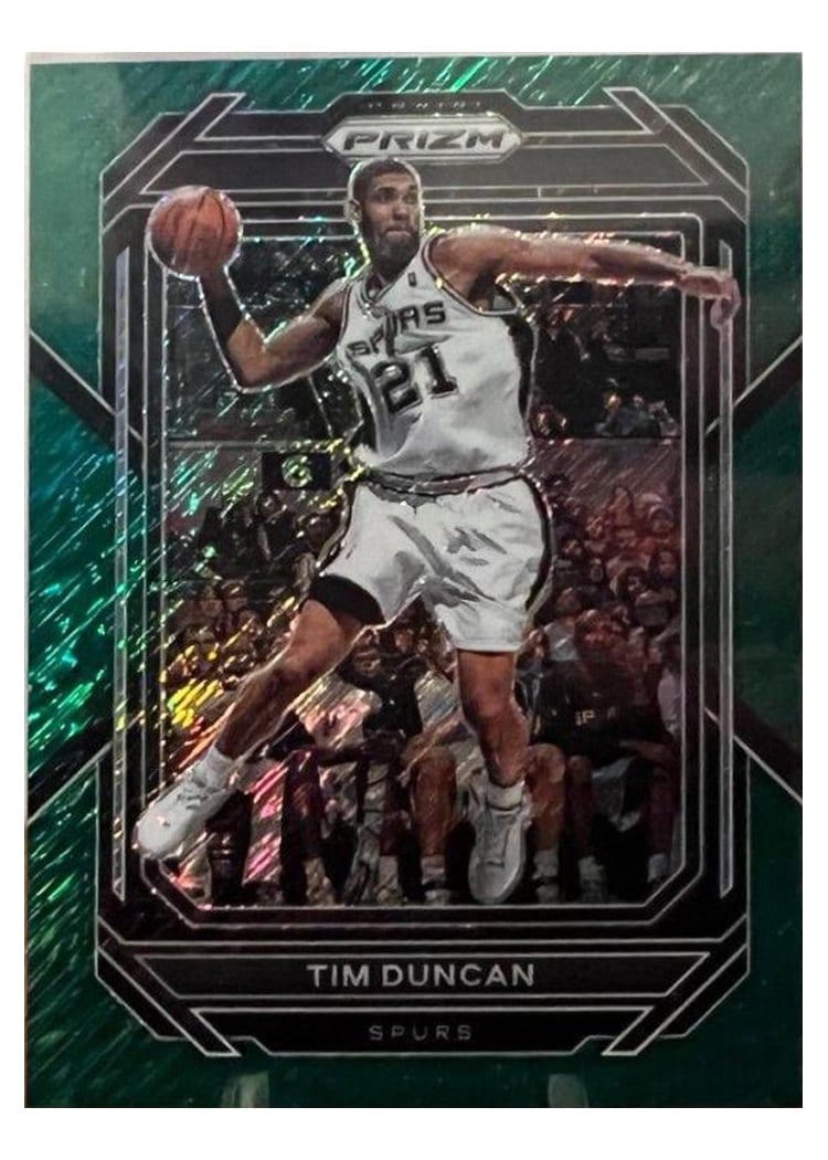 2022-23 Panini Prizm Base Set Tim Duncan #293 card