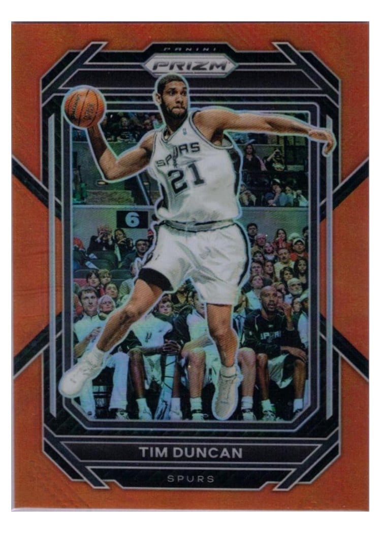 2022-23 Panini Prizm Base Set Tim Duncan #293 card