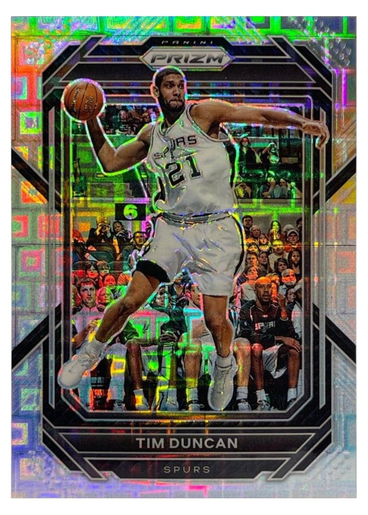 2022-23 Panini Prizm Base Set Tim Duncan Premium Box Set #293 card