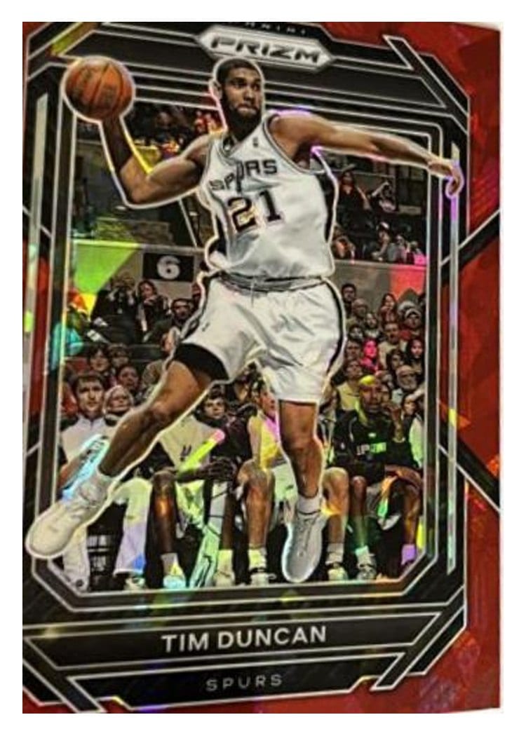 2022-23 Panini Prizm Base Set Tim Duncan #293 card