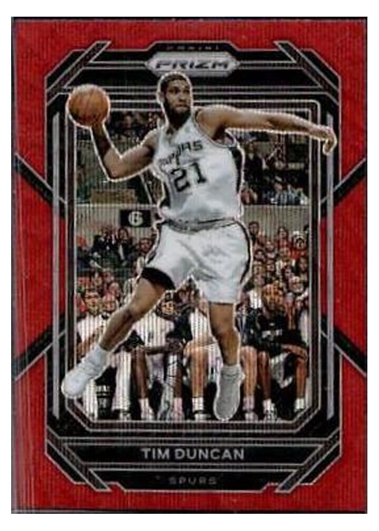 2022-23 Panini Prizm Base Set Tim Duncan #293 card