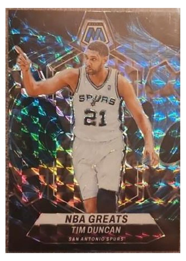 2023-24 Panini Mosaic Base Set Tim Duncan #291 card