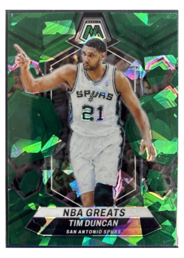 2023-24 Panini Mosaic Base Set Tim Duncan #291 card