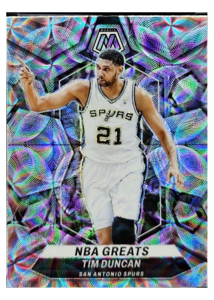 2023-24 Panini Mosaic Base Set Tim Duncan #291 card