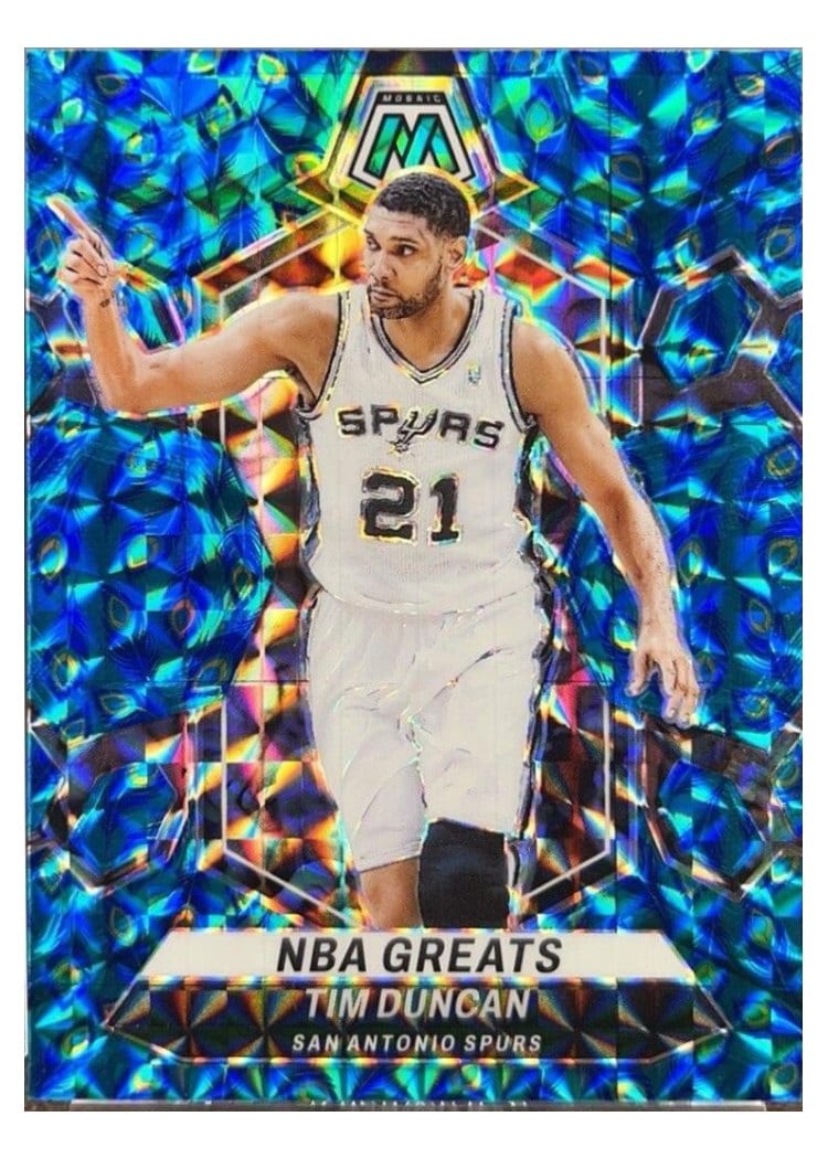 2023-24 Panini Mosaic Base Set Tim Duncan #291 card