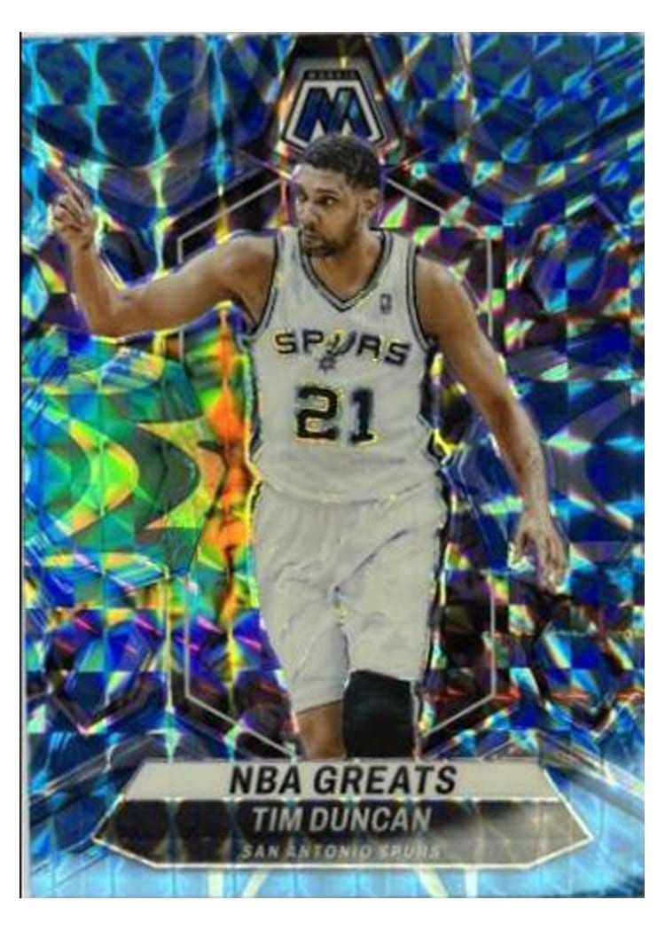 2023-24 Panini Mosaic Base Set Tim Duncan #291 card