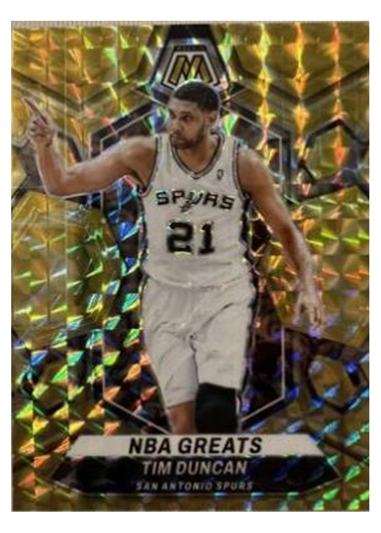 2023-24 Panini Mosaic Base Set Tim Duncan #291 card
