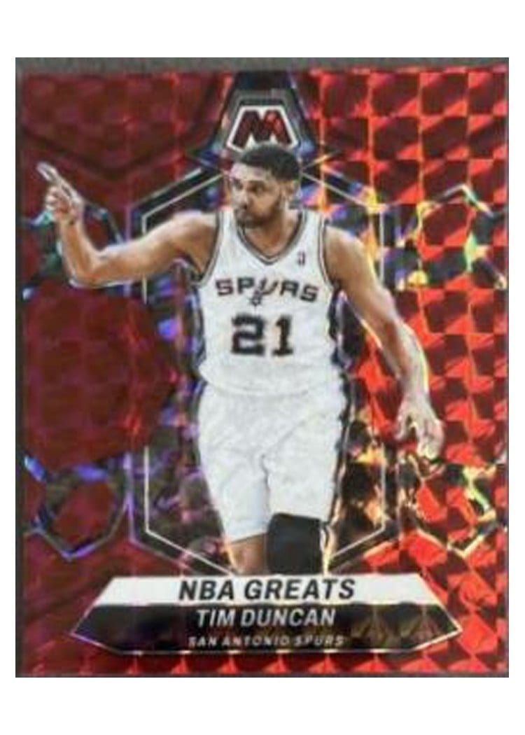 2023-24 Panini Mosaic Base Set Tim Duncan #291 card