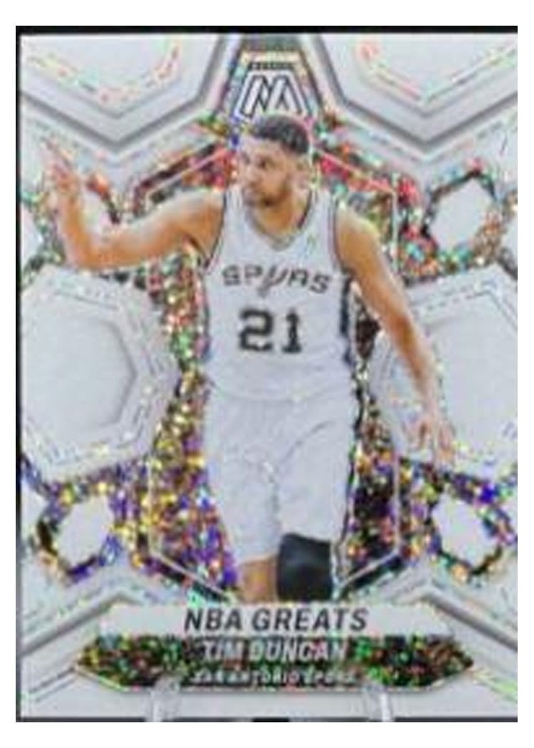 2023-24 Panini Mosaic Base Set Tim Duncan #291 card