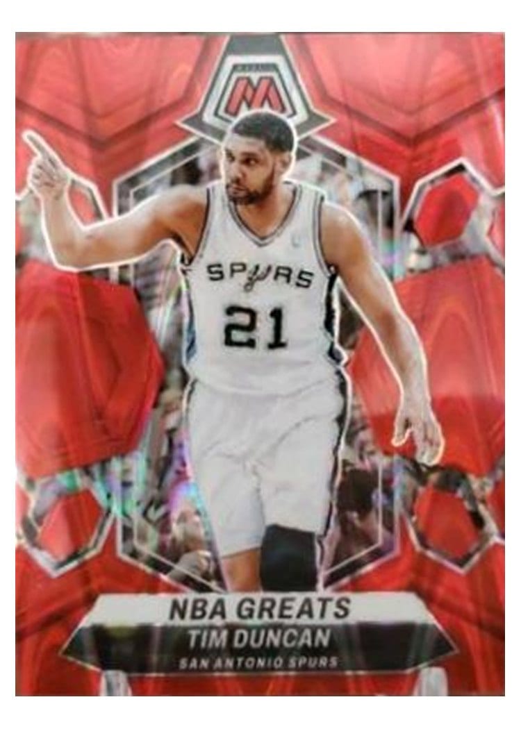 2023-24 Panini Mosaic Base Set Tim Duncan #291 card