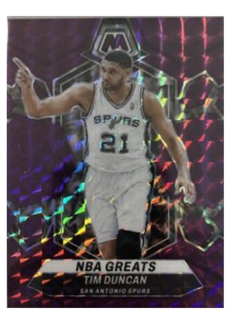 2023-24 Panini Mosaic Base Set Tim Duncan #291 card