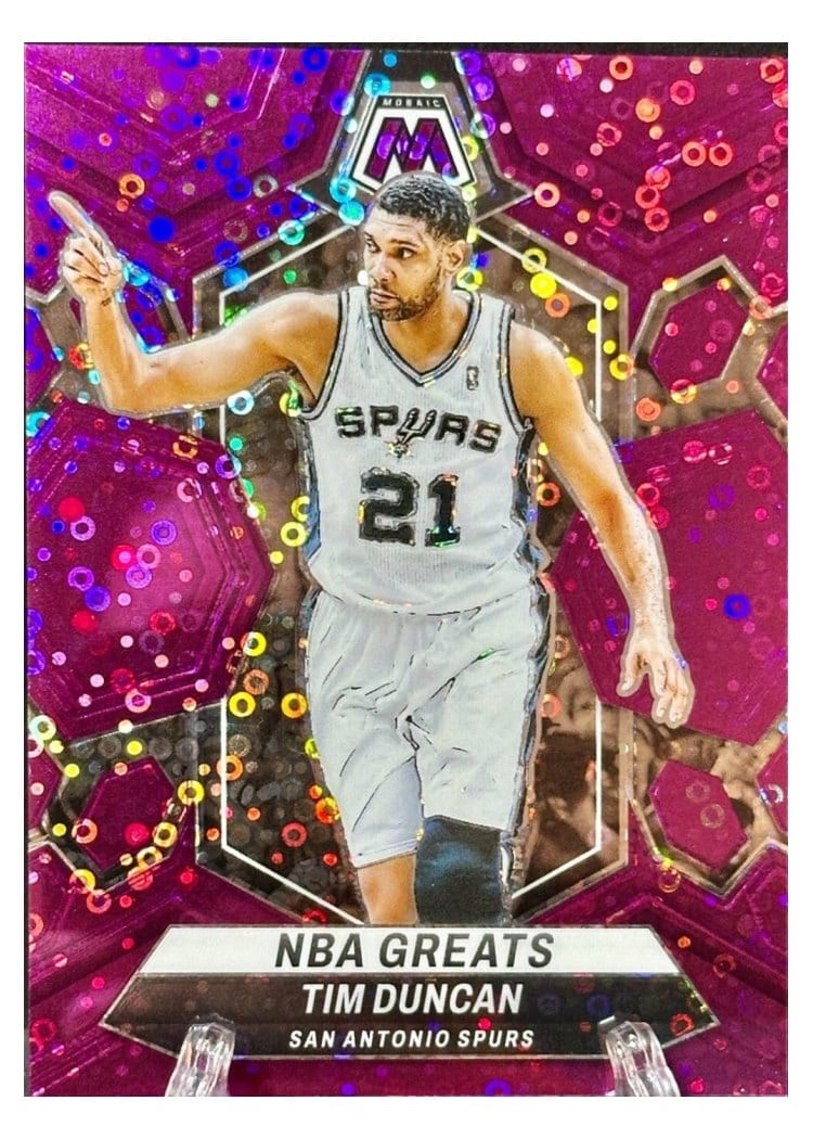 2023-24 Panini Mosaic Base Set Tim Duncan #291 card
