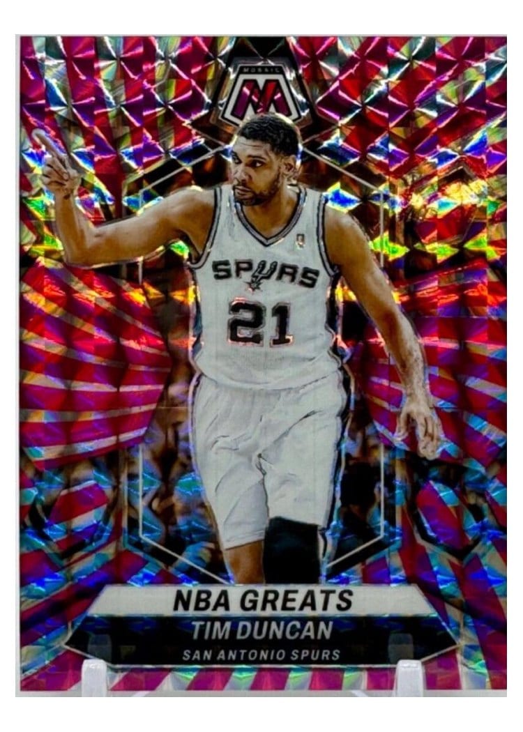 2023-24 Panini Mosaic Base Set Tim Duncan #291 card