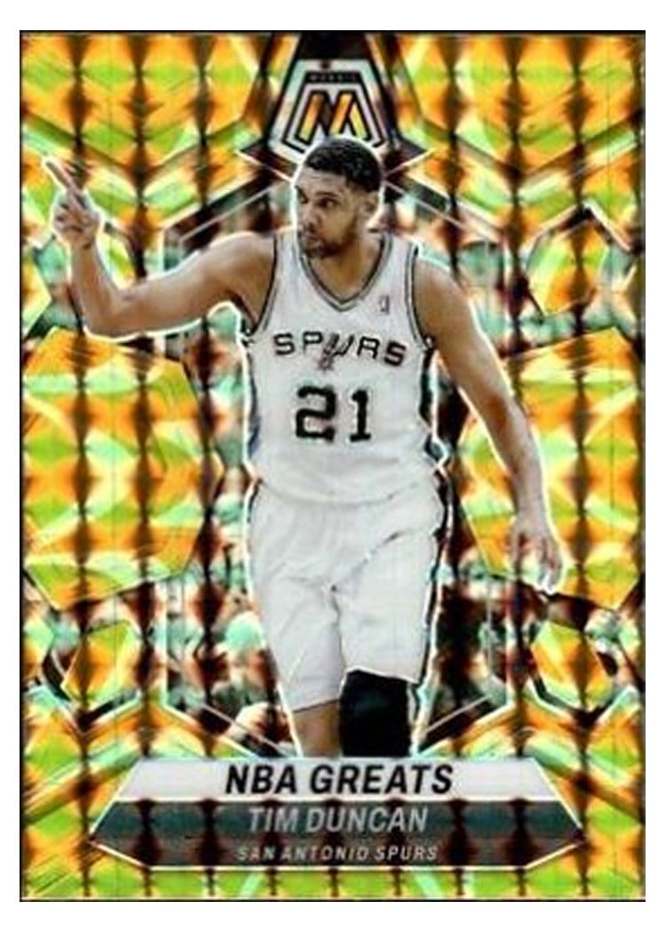 2023-24 Panini Mosaic Base Set Tim Duncan #291 card